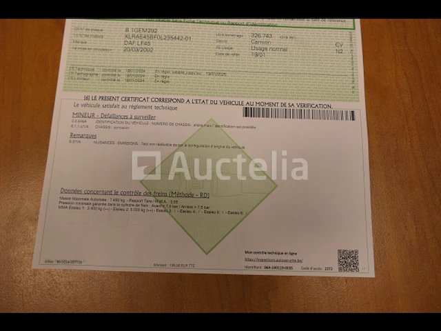 Ref:imat : 1-gem-292 - dieplader daf lf45 (2002-326.743 km) - afbeelding 37 van  47
