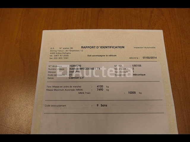 Ref:imat : 1-gem-292 - dieplader daf lf45 (2002-326.743 km) - afbeelding 42 van  47