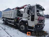 Ref:imat : pli988 - vrachtwagen kipper + hulp hijskraan volvo fle6e 19.0 (2004-216.733 km) - afbeelding 1 van  31