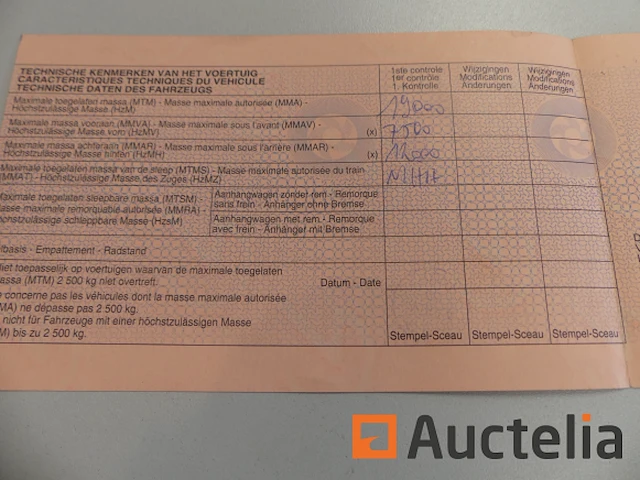 Ref:imat : pli988 - vrachtwagen kipper + hulp hijskraan volvo fle6e 19.0 (2004-216.733 km) - afbeelding 19 van  31
