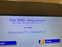 Reflex flex 3000 rvs aanvoerband met spoelbakken en weegunit - afbeelding 3 van  7