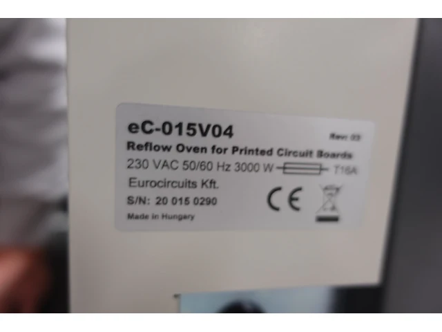 Reflow oven eurocircuits - afbeelding 3 van  3