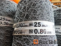 Ref:n010010 - gegalvaniseerd gaas betafence hexanet tri galva mesh 25 mm - afbeelding 1 van  5