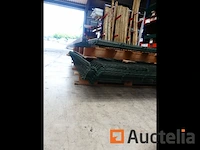 Ref:n010106 - 17 stijve hek panelen nylofor 3d multi panel 6005 200 x 50 - afbeelding 1 van  4