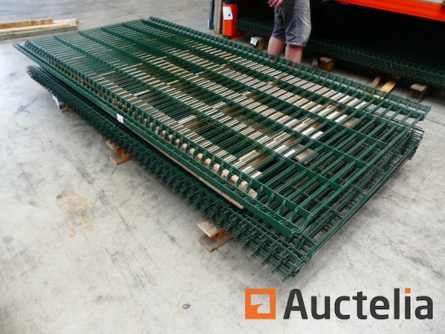 Ref:n010106 - 17 stijve hek panelen nylofor 3d multi panel 6005 200 x 50 - afbeelding 2 van  4