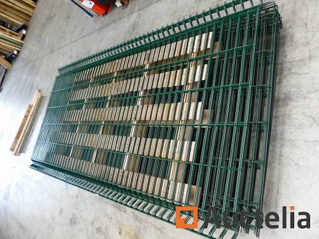 Ref:n010106 - 17 stijve hek panelen nylofor 3d multi panel 6005 200 x 50 - afbeelding 4 van  4