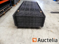 Ref:n010127 - 50 stijve hek panelen nylofor 3d paneel 9005 200 x 50 - afbeelding 1 van  4