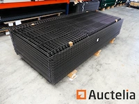 Ref:n010127 - 50 stijve hek panelen nylofor 3d paneel 9005 200 x 50 - afbeelding 3 van  4