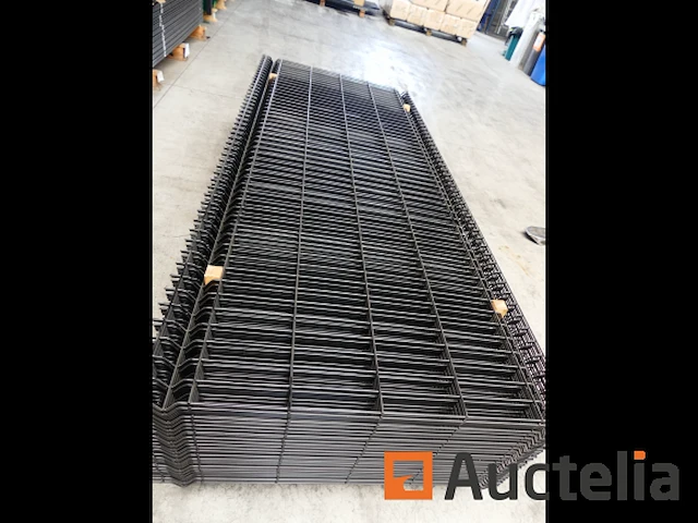 Ref:n010127 - 50 stijve hek panelen nylofor 3d paneel 9005 200 x 50 - afbeelding 4 van  4