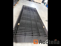 Ref:n010127 - 50 stijve hek panelen nylofor 3d paneel 9005 200 x 50 - afbeelding 4 van  4
