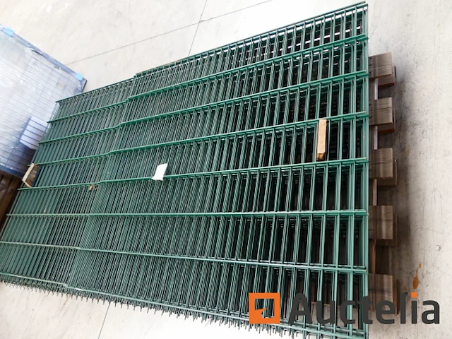 Ref:n010167 - 11 stijve hek panelen betafence nylofor city/nylofor f paneel 6005 220 x 50 - afbeelding 4 van  4