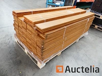 Ref:n010821 - bruin bamboe vlonderhout kik-ko - afbeelding 3 van  4