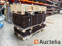 Ref:n010822 - zwart bamboe vlonderhout kik-ko - afbeelding 1 van  6