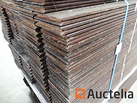 Ref:n010822 - zwart bamboe vlonderhout kik-ko - afbeelding 2 van  6