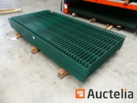 Ref:n019750 - 29 stijve hek panelen nylofor 3d paneel 6005 200 x 50 - afbeelding 3 van  3
