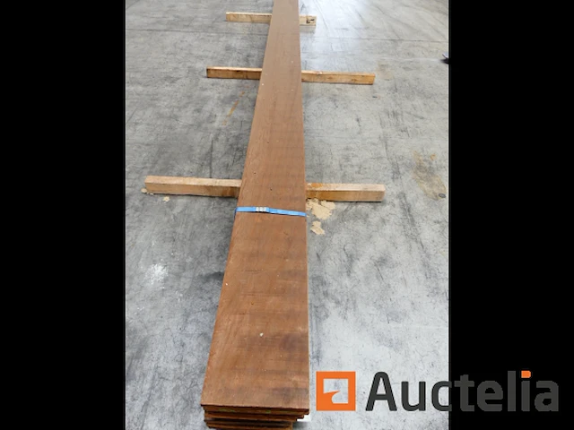 Ref:n025696 - 13 geschaafde cederhouten planken - afbeelding 2 van  4