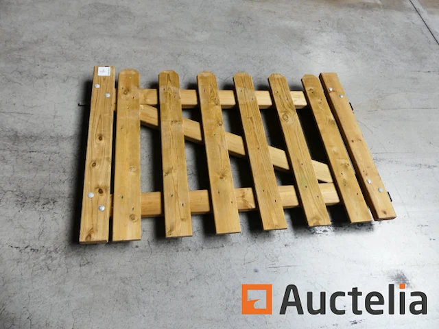 Ref:n031071 - 4 poorten sparren hek platteland - afbeelding 3 van  5