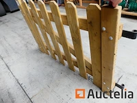 Ref:n031071 - 4 poorten sparren hek platteland - afbeelding 5 van  5