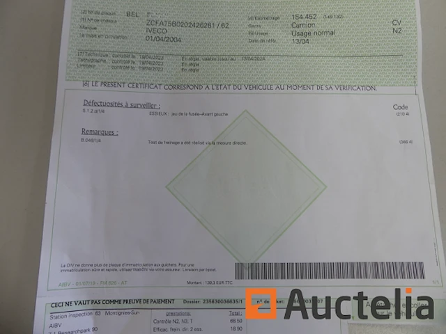 Ref:num imat pli114 - vrachtwagen stoffeerder iveco iveco eurocarg 75e/3.2 - afbeelding 8 van  34