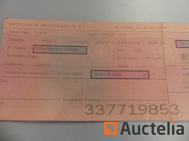 Ref:num imat pli114 - vrachtwagen stoffeerder iveco iveco eurocarg 75e/3.2 - afbeelding 12 van  34