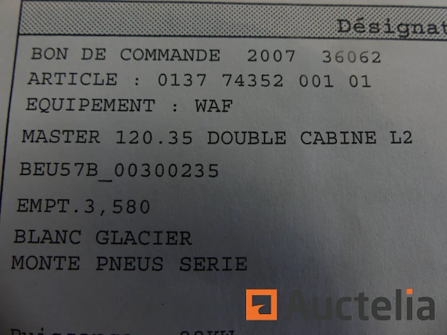 Ref:num imat : ysx802 - renault master dubbel cabine l2 bestelwagen - afbeelding 16 van  24