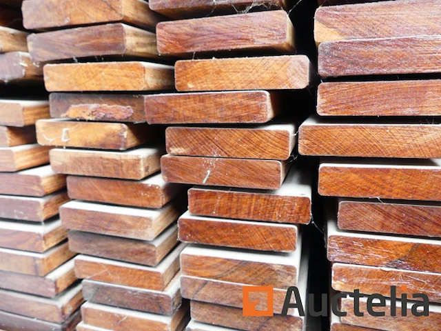 Ref:num inv : 32 - 285 exotisch massief hout - afbeelding 3 van  4