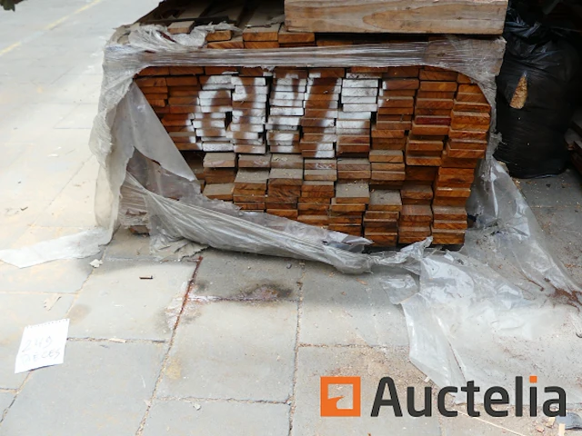 Ref:num inv : 44 - exotisch geschaafd massief hout en afgeronde randen gwp - afbeelding 1 van  4