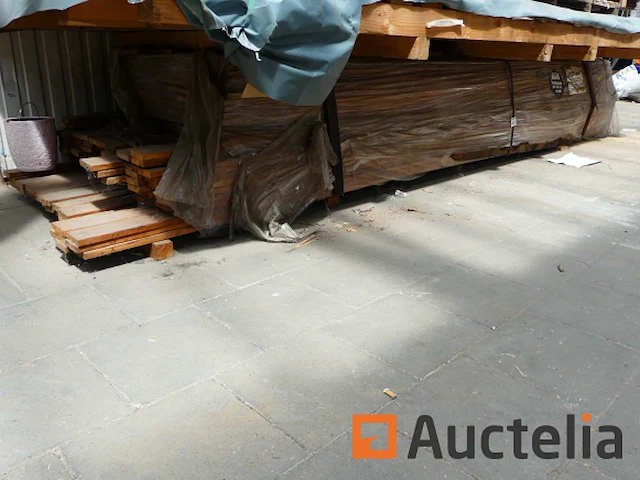 Ref:num inv : 44 - exotisch geschaafd massief hout en afgeronde randen gwp - afbeelding 3 van  4