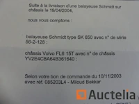 Ref:nummer imat : pli986 - vrachtwagen veegmachine volvo fl6h15. o - afbeelding 1 van  39