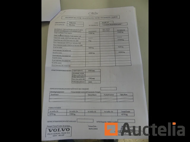 Ref:nummer imat : pli986 - vrachtwagen veegmachine volvo fl6h15. o - afbeelding 23 van  39