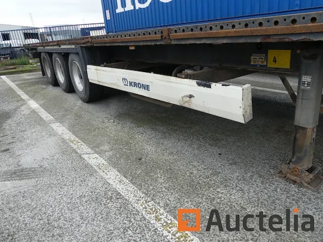 Ref:p601 - semi aanhanger krone sd platte lade - afbeelding 4 van  13