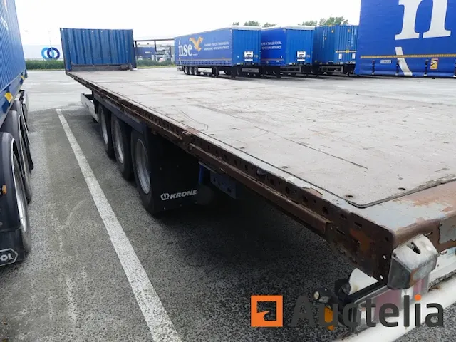 Ref:p601 - semi aanhanger krone sd platte lade - afbeelding 1 van  13