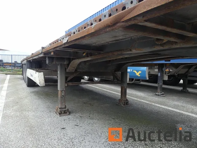 Ref:p601 - semi aanhanger krone sd platte lade - afbeelding 9 van  13