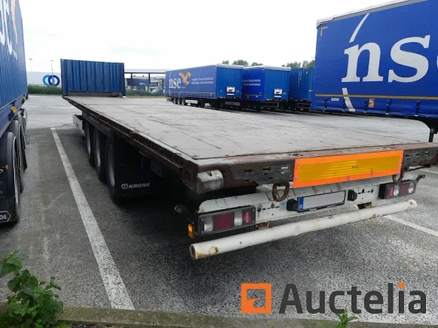 Ref:p601 - semi aanhanger krone sd platte lade - afbeelding 10 van  13
