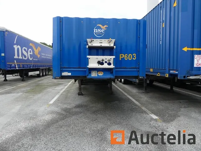 Ref:p604 - semi aanhanger krone sd platte lade - afbeelding 2 van  13