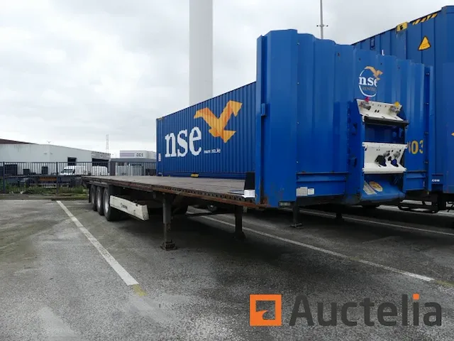 Ref:p604 - semi aanhanger krone sd platte lade - afbeelding 1 van  13