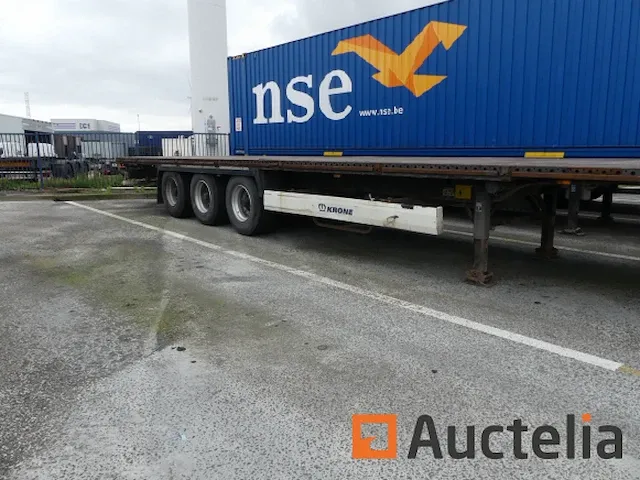 Ref:p604 - semi aanhanger krone sd platte lade - afbeelding 7 van  13