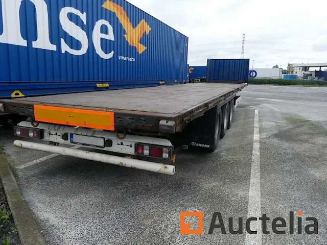 Ref:p604 - semi aanhanger krone sd platte lade - afbeelding 10 van  13