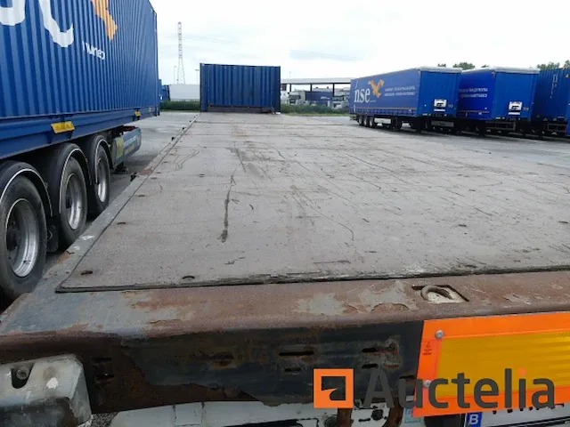 Ref:p607 - semi aanhanger krone sd platte lade - afbeelding 12 van  13