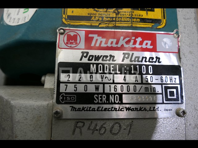 Ref:r4601 - makita 1100 elektrische schaafmachine - afbeelding 3 van  8