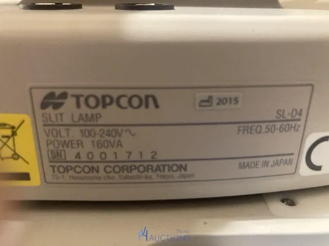 Refractie-unit, opthalmometer topcon - afbeelding 20 van  26