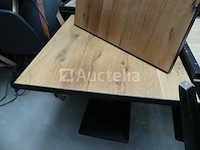 Ref:renkin depot - 14 serveertafels 80x80 - afbeelding 1 van  4