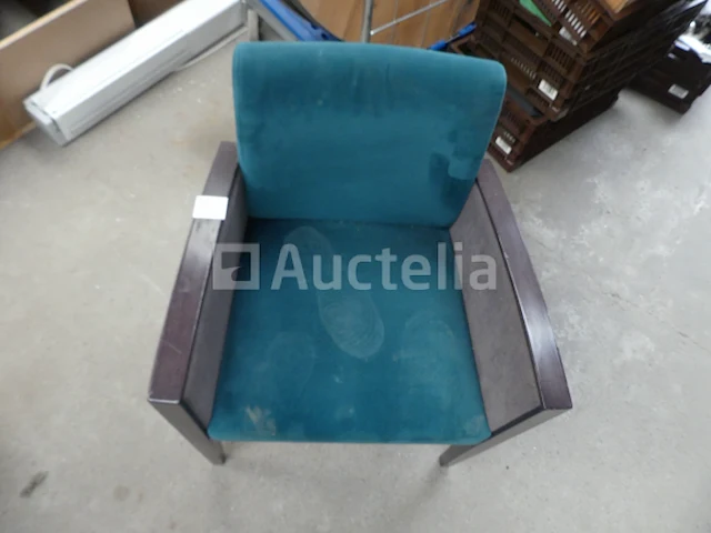 Ref:renkin depot - recht bureau + tafel + fauteuil - afbeelding 2 van  9
