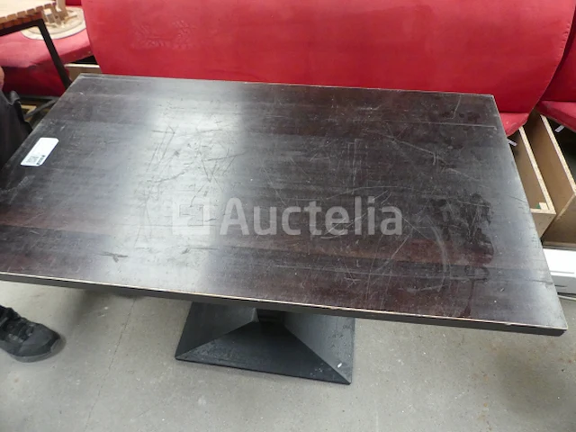 Ref:renkin depot - recht bureau + tafel + fauteuil - afbeelding 5 van  9