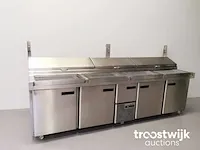 Refrigerated pizza preparation table - afbeelding 1 van  2