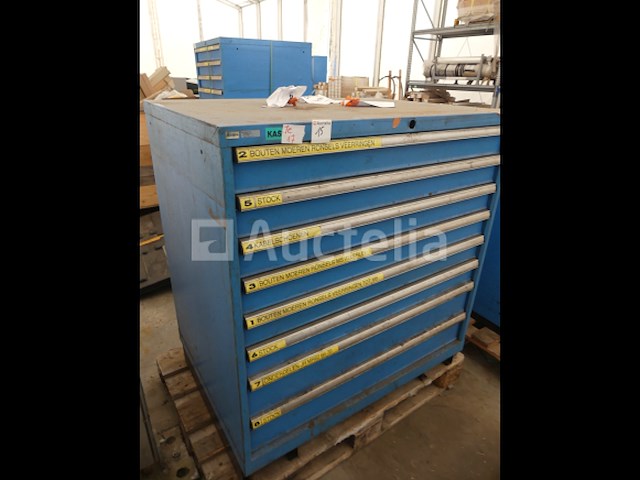 Ref:t17 - lista werkplaatskast met 8 lades - afbeelding 1 van  4