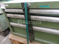 Ref:t7+t8 - 2 lista werkplaatskasten met 3 lades - afbeelding 1 van  4