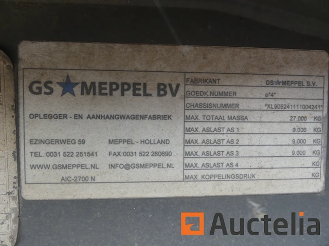 Ref:ws-rs-95 - gs meppel aic-2700n container oplegger - afbeelding 16 van  17