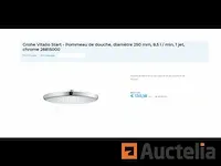 Regendouche grohe vitalio start 250 chroom - afbeelding 4 van  4