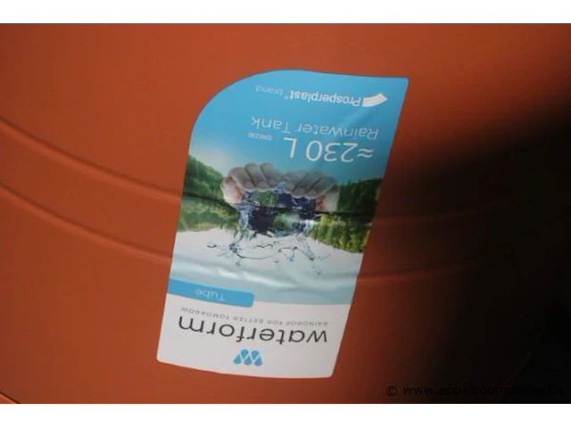 Regenton waterform, cap 230l - afbeelding 2 van  2